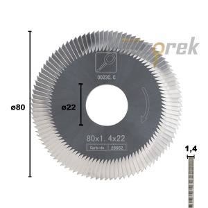 Frez 040 - FP20W - WIDIA